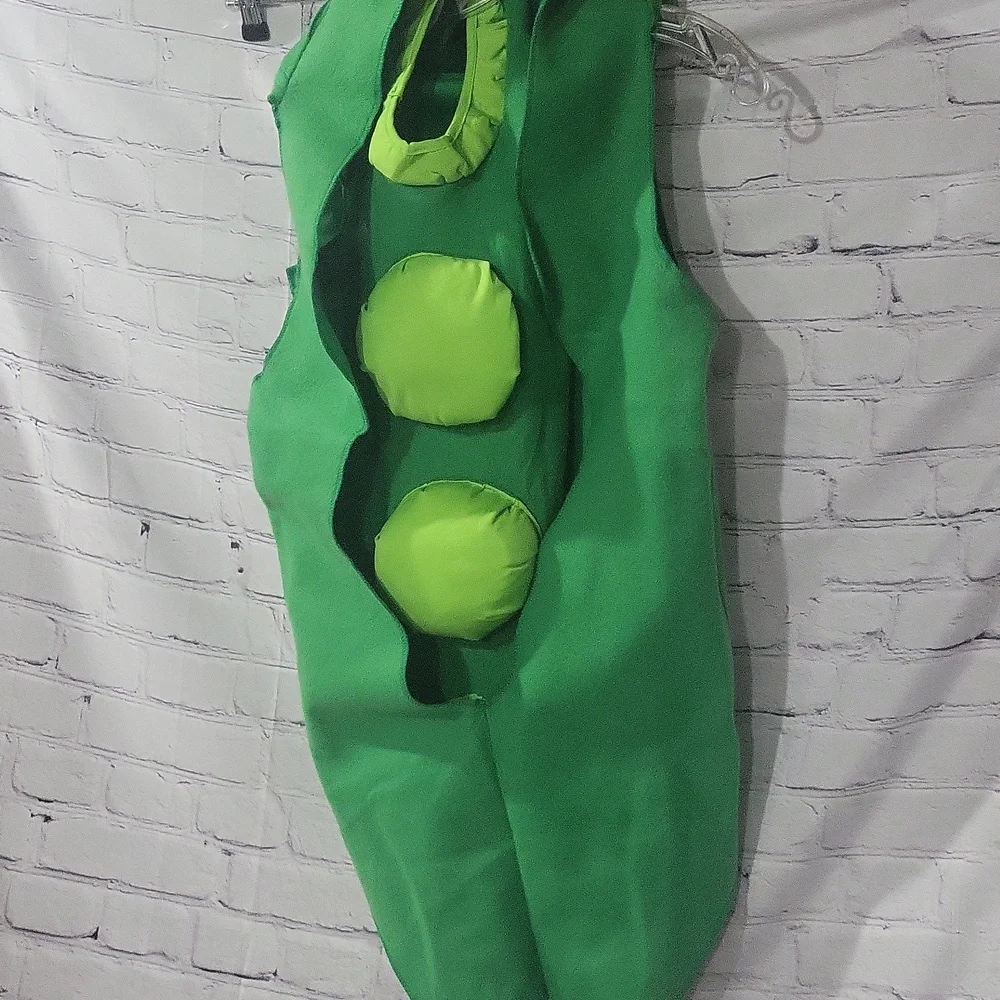Green Pea Pod Kids Costume